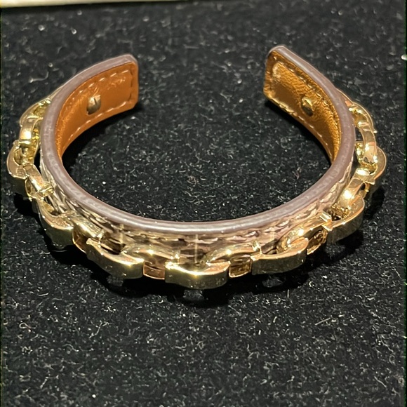 Coach Snakeskin Signature Cuff - Picture 5 of 6